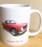 Triumph TR6 1973 - 11oz Ceramic Mug - Plain or Stripe Design - Image 3