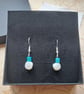 Turquoise and Shell Earrings 