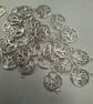 30 x Round 15mm Tree Of Life Charms