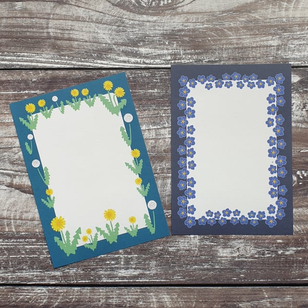 Wildflower Gift Note - Set of 4