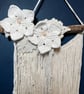 White Macrame Wall Hanging Driftwood - Boho Decor - Handmade UK - Image 3