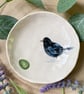 Blackbird Handmade Ceramic Dish, Garden Bird Dish - Image 2