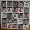 Sale  - Wooden Advent Calendar - Pink & Grey