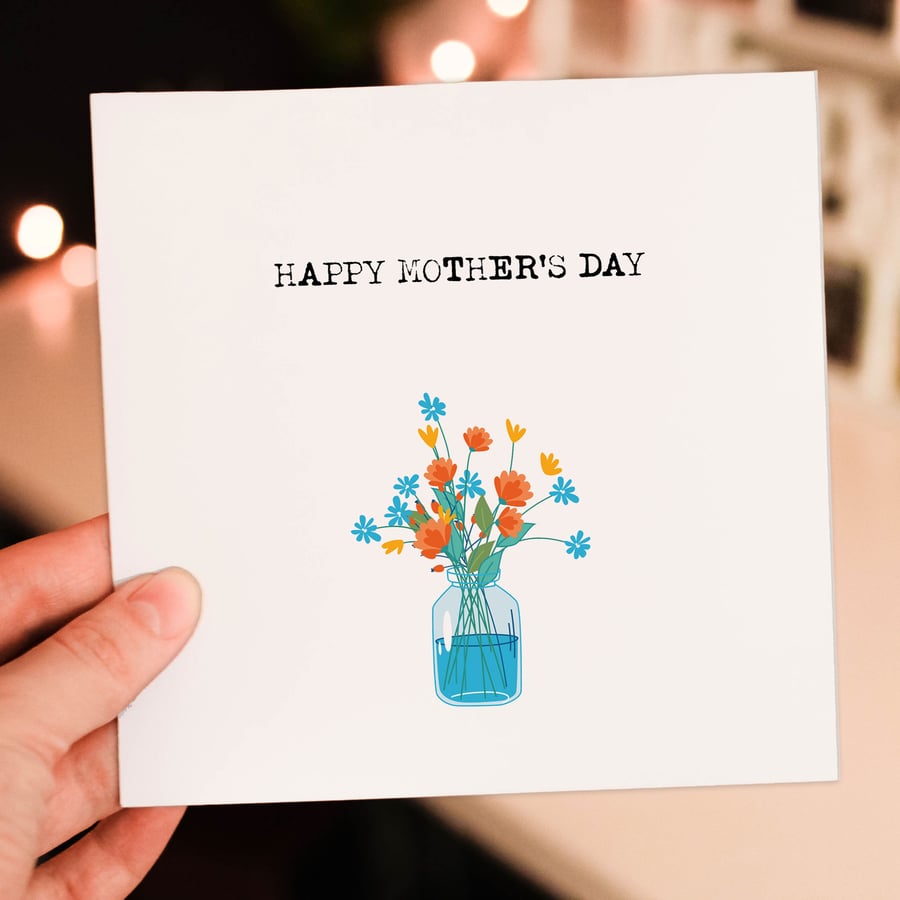 Mother's Day card: Flowers