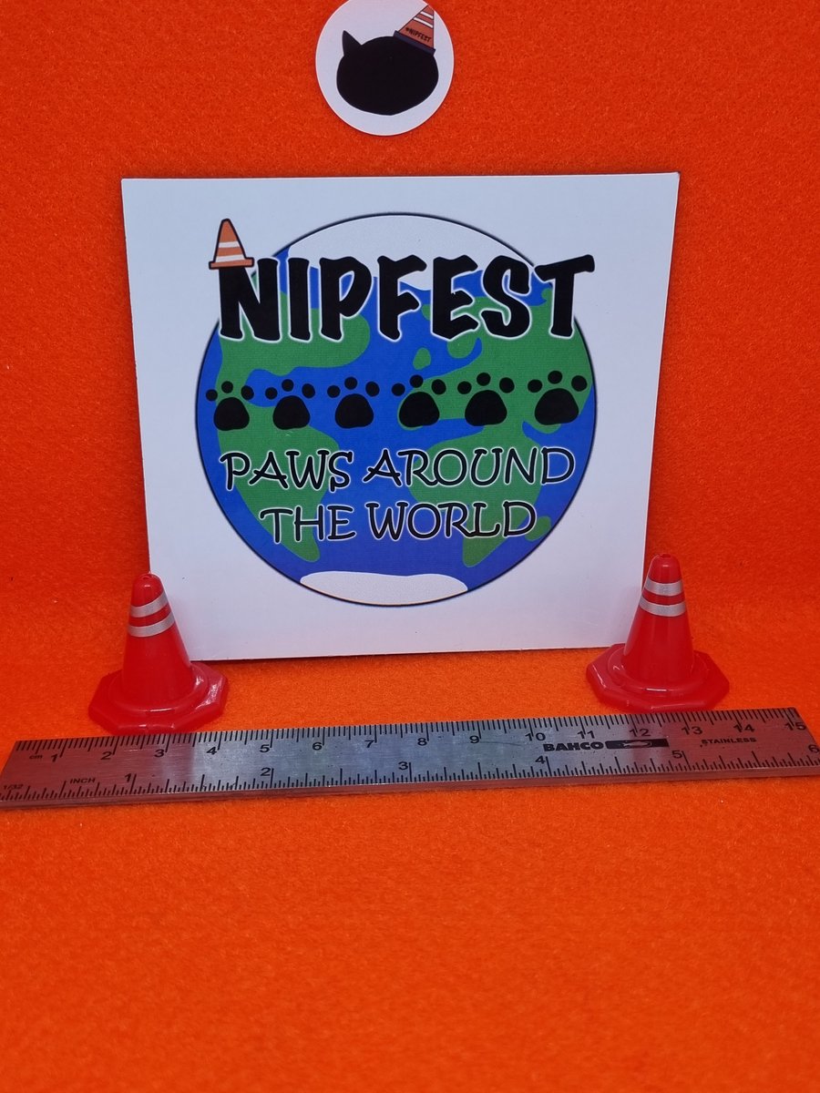 Nipfest Paws Around the World Magnet