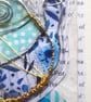 A Wire Blue & White Pot of Tea. An original handmade mixed media artwork. - Image 10