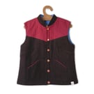 Woollen Wonder Handmade Quilted Wool Vest (Size Medium UK 12-14)