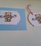 Cardcand gift tag. Any occasion card. Sport theme. Ref 436
