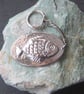 Handmade Fish Keyring in Pewter - Image 2
