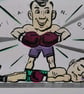 'Knock Out' Screenprint and Spraypaint Artwork - Image 2