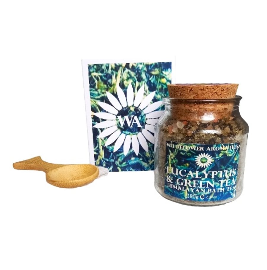Eucalyptus & Green Tea Bath Soak with Himalayan Salts