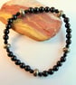 Black Onyx And Pyrite Bracelet For A Larger Wrist Size - Image 4