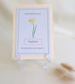 Birth Flower Keepsake Gift, Handmade Botanical Keepsake, Birthday Gift - Image 3