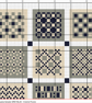 274A - 30 Tiles Patchwork Cross Stitch Pattern Blue-Gre version (PDF Chart) - Image 4
