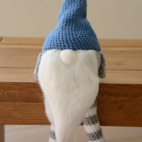 Sitting Gnome - Denim Blue
