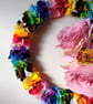 Felt Tinsel Garland, Rainbow Confetti Bunting, Eclectic Bohemian Party Decor - Image 5