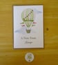 Hot Air Balloon Notelet Set x 6 with Envelopes and Stickers - Personalised  - Image 3