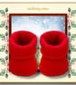 Red Ankle Boots - Image 1