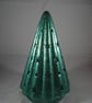 Green Glittery Ceramic Star Light Christmas Tree Table Lamp Ornament Decoration. - Image 2
