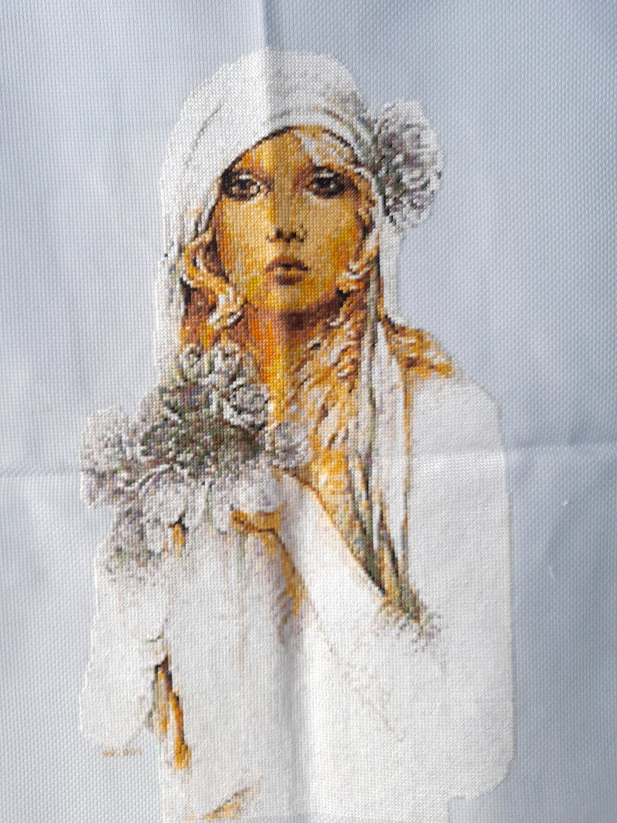 1920s Flapper Girl Cross Stitch