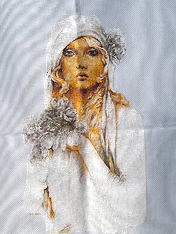 1920s Flapper Girl Cross Stitch