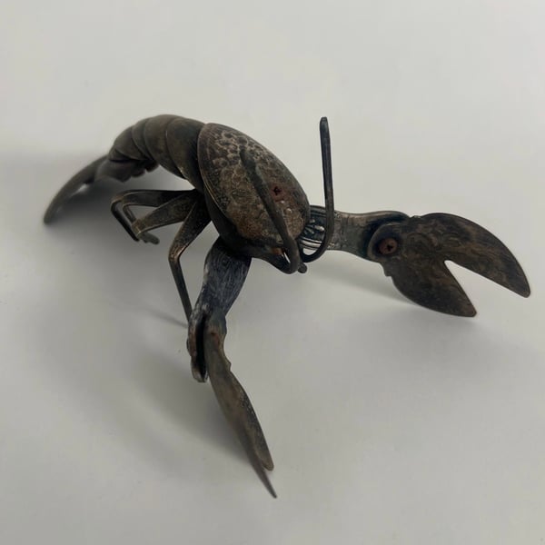 Baby Teaspoon Lobster cutlery sculpture