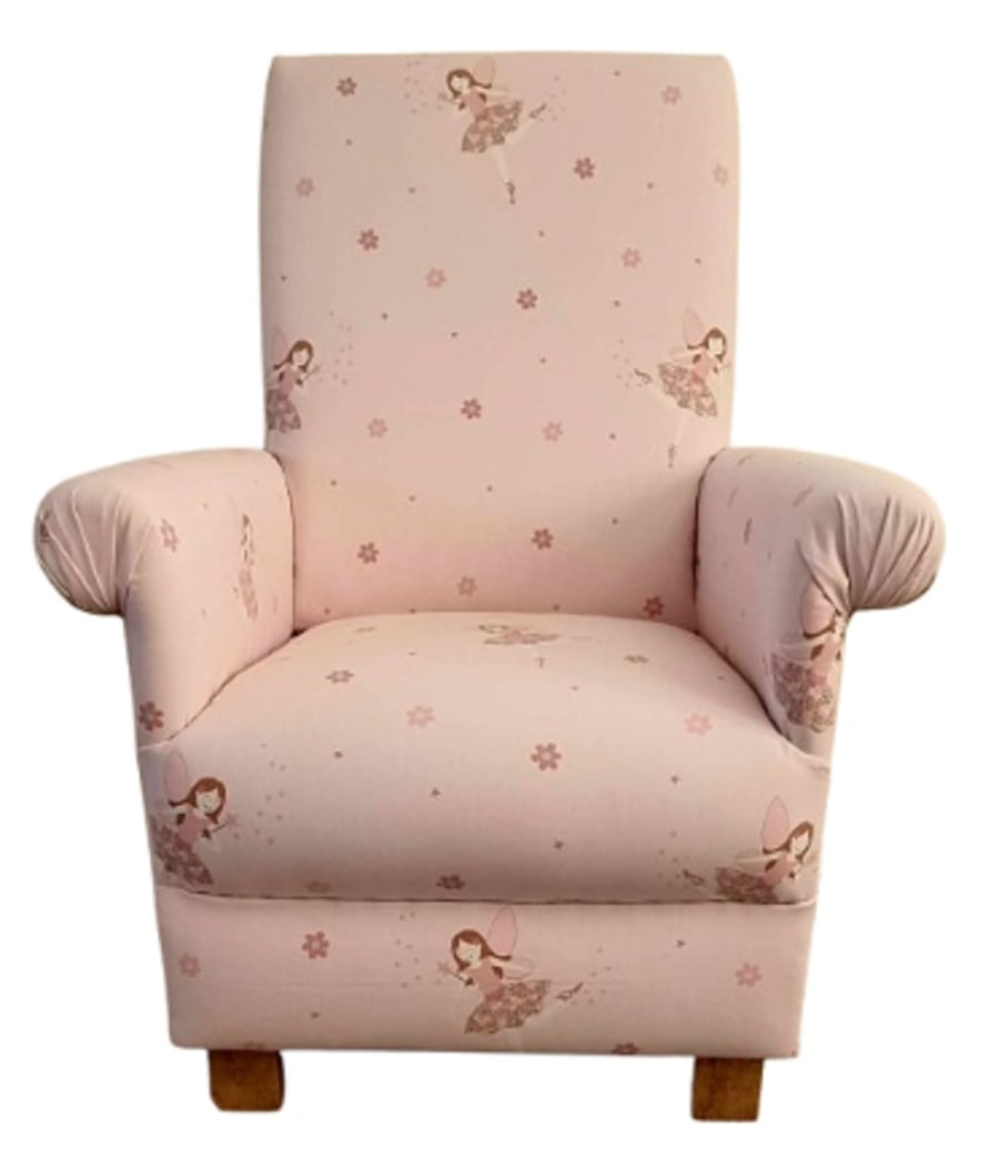 Laura Ashley Millie Fairy Fabric Child's Chair Armchair Pink Girls Fairies Kids