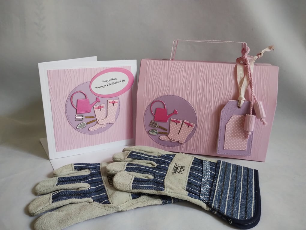 She Shed - SEEDsational Gift Box and Birthday Card - Surgar Pink and Lilac