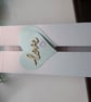 Romantic heart front fold card - Image 1