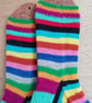 Socks, hand knitted, MIND THE GAP, Medium, size 5-6 - Image 2
