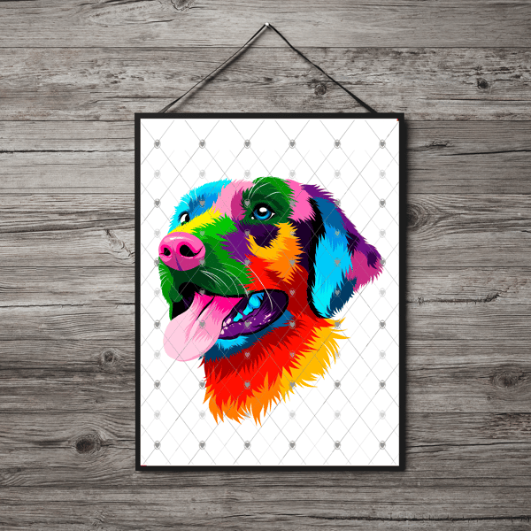 Labrador A4 Print, Labrador Custom Print, Personalised Wall Art, Custom Dog 