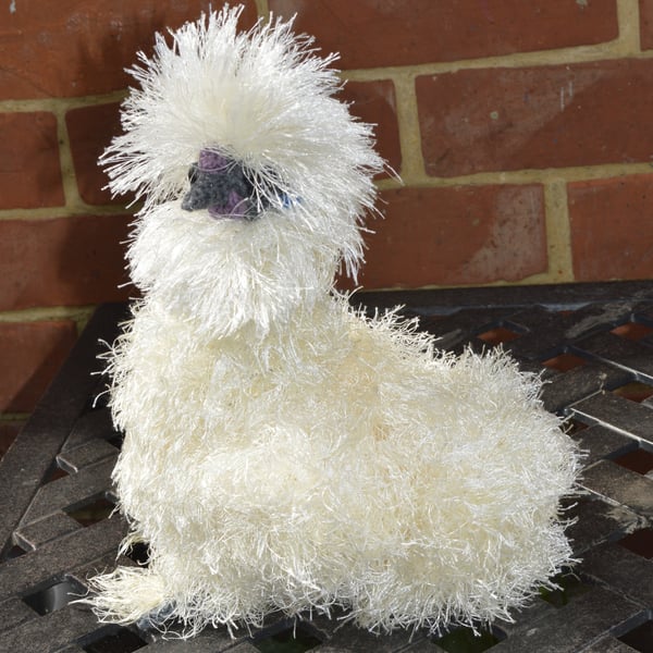 Crochet Silkie Chicken
