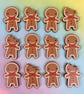 Gingerbread Man Wooden Pin or Brooch - Kawaii Christmas - Image 5