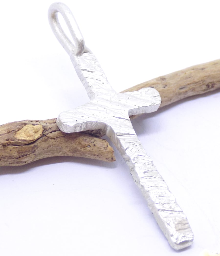 Handmade Sterling Silver Cross 