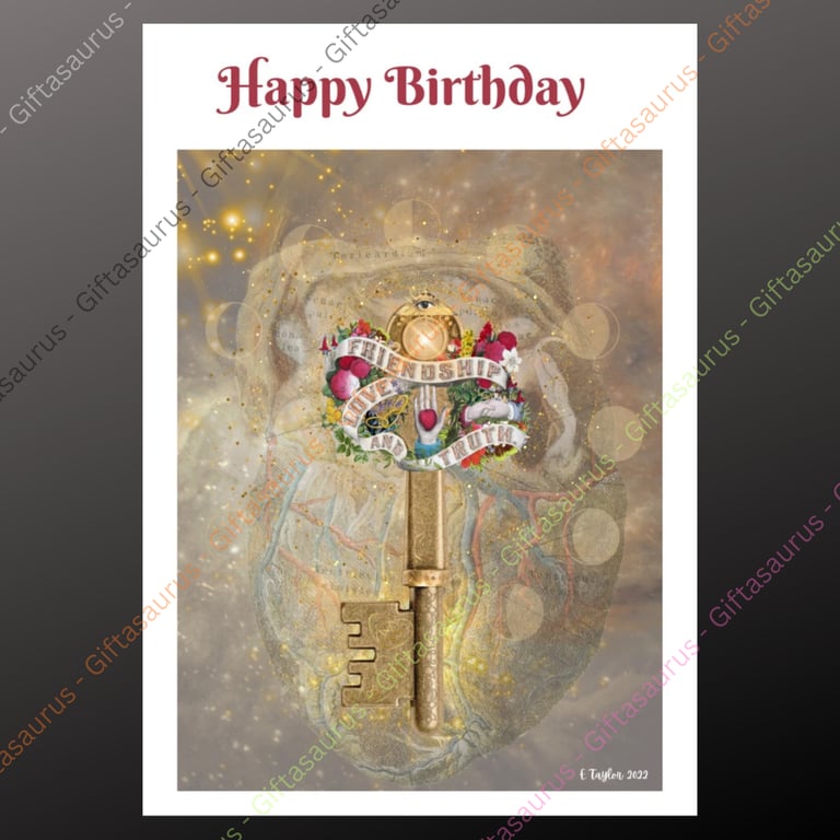 Personalised Birthday Card Plantable Seeded Wiccan Pagan Witch Witchy Gothic