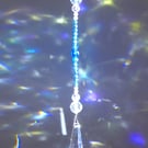 Suncatcher pointy prism window decoration handmade sparkly