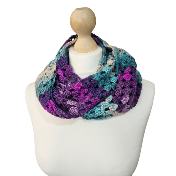 Crochet Infinity Scarf