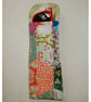 Glasses case - bright patchwork and floral - Image 2