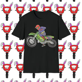 Motor Cross MotoX Motocross 1 Unisex Softstyle T-Shirt by Bikabunny