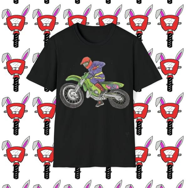 Motor Cross MotoX Motocross 1 Unisex Softstyle T-Shirt by Bikabunny