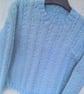 Child's Cabled Jumper, Birthday Gift, Round Neck Jumper, Custom Make, Jumper - Image 1