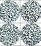 7mm Silver Acrylic Alphabet Beads, Flat Round Mixed & Single Letters - Image 9