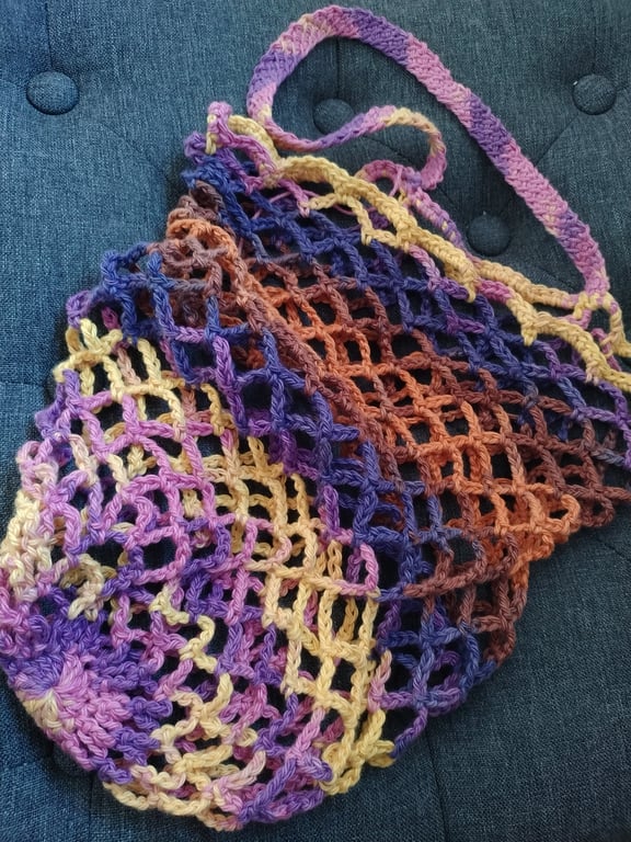 Mesh Market Bag - Rainbow