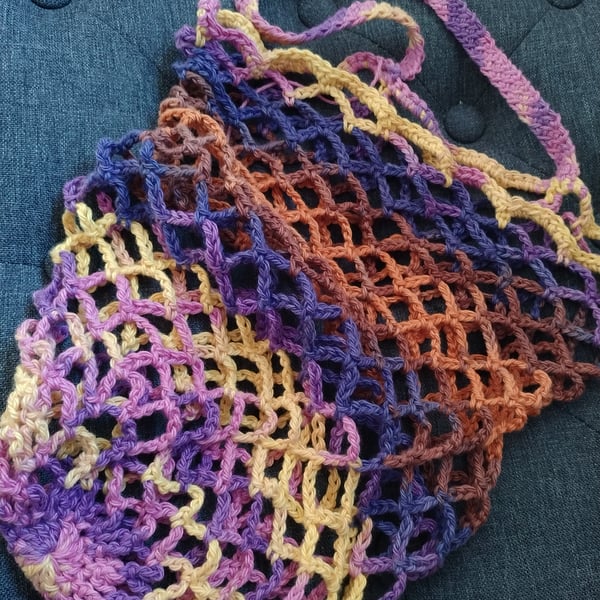 Mesh Market Bag - Rainbow