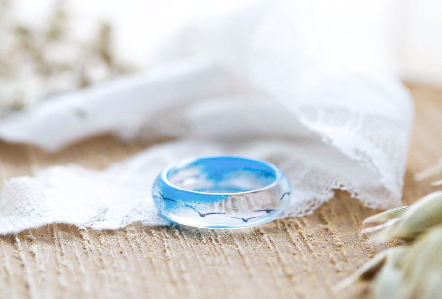 Murmuration Ring Flock of Birds Flock of Starlings Jewellery Nature Jewellery Ha