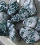 10 Tree Agate Crystal Polished Tumblestones, Chakra, Craft, Mosaic, Grid, Favour - Image 4