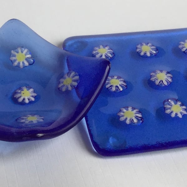 Little Daisies Coaster and Earring Dish
