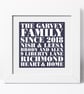 Heart and Home Personalised Print  - available in any colour - Image 7