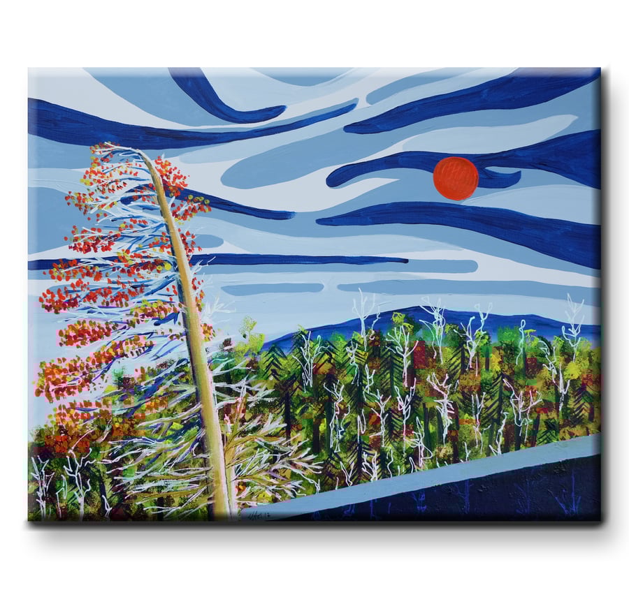 Swept - An Original Painting by Laura Hol  