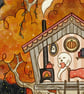 Spooky treehouse, Ghosts of Summer, 90s nostalgia, A4 art print - Image 2
